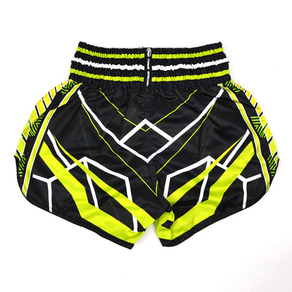 Twins Special Muaythai Shorts - RACING Black-Green