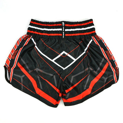 Twins Special Muaythai Shorts - RACING Black-Red