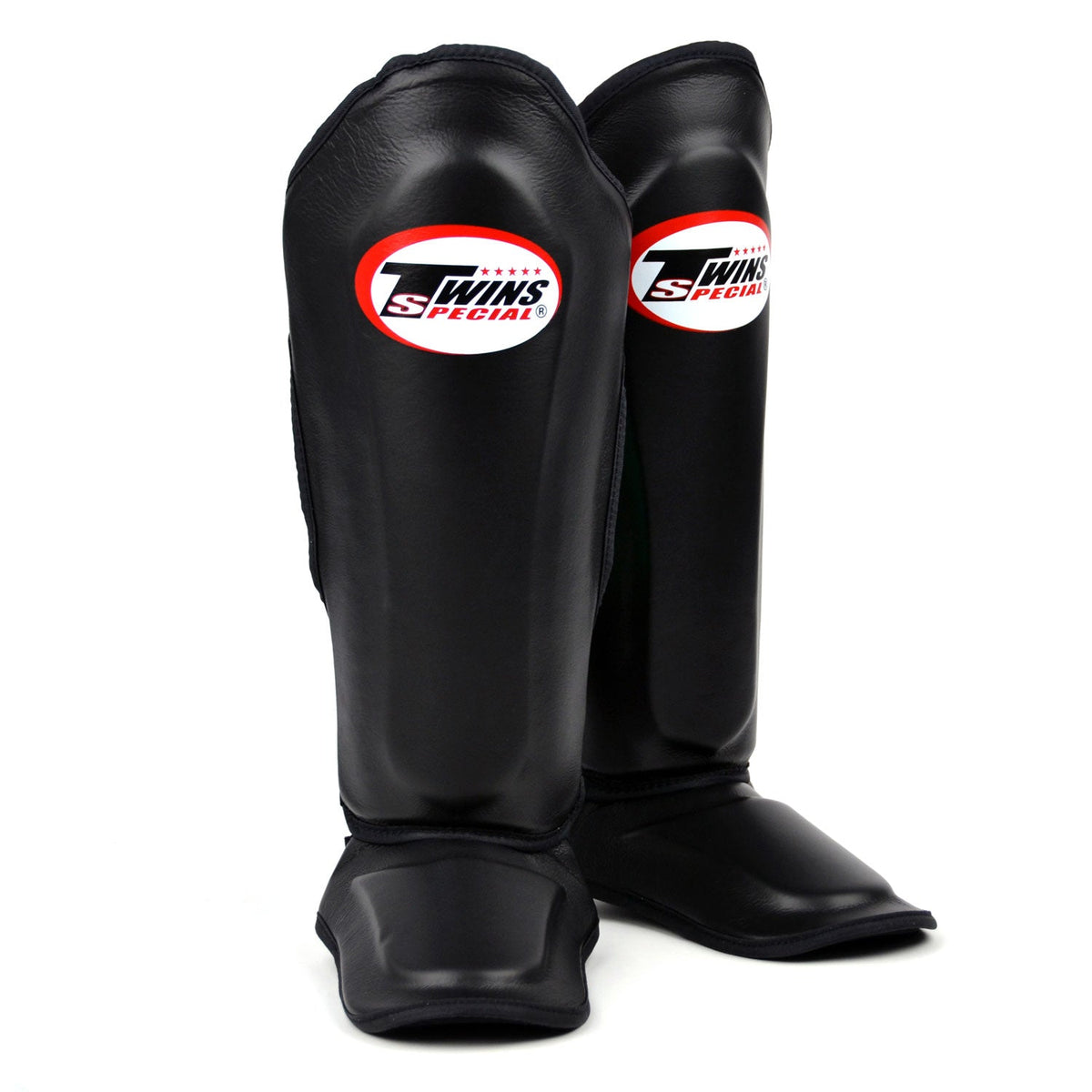 Twins Special SGL10 Leather Shin Pads - Black