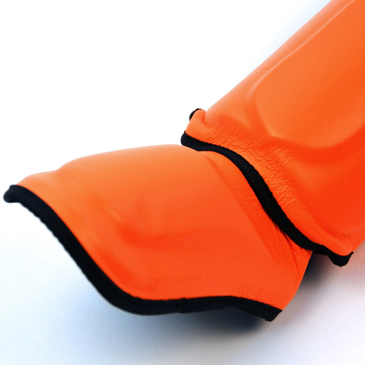 Twins Special SGL10 Leather Shin Pads - Orange