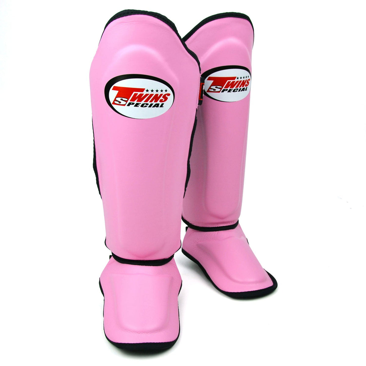 Twins Special SGL10 Leather Shin Pads - Pink