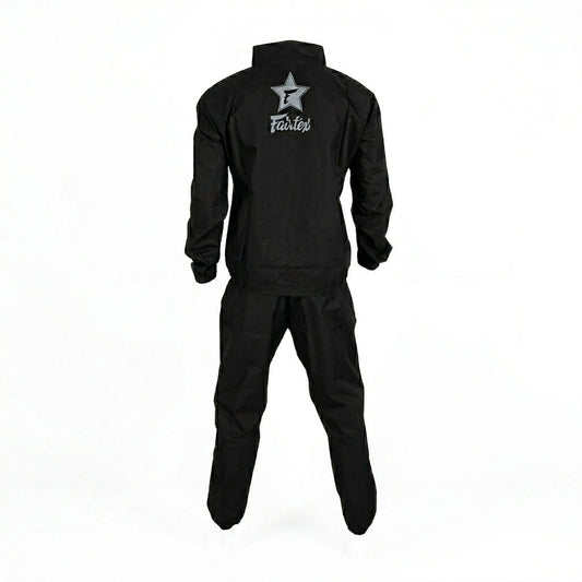Fairtex VS3 Vinyl Sweatsuit - Black-Grey