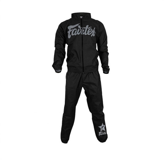 Fairtex VS3 Vinyl Sweatsuit - Black-Grey
