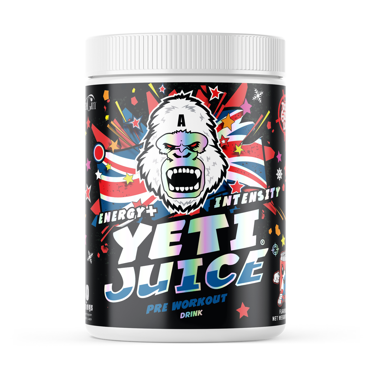 Gorillalpha Yeti Juice Pre-Workout 480g – Fizzy Cola